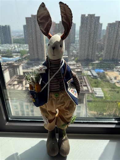 Handmade Primitive Folk Art Rabbit Doll, Carrot Backpack, Nursery Decor, Collectible Art Figurine - Etsy