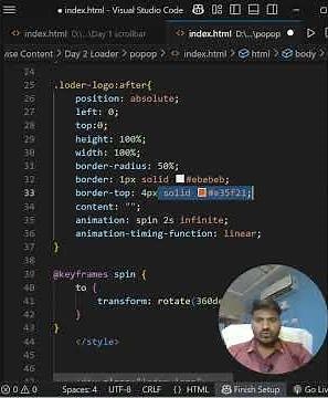 Create a Custom Branding Loader with HTML, CSS | How to Build a Branding Loader #loader #branding