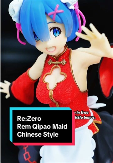 New arrival Re:Zero – Rem Chinese Qipao Maid official figure 🌸 Grab her home if u like 😉 #collectibles #animefigure #ornaments #figurine #rem