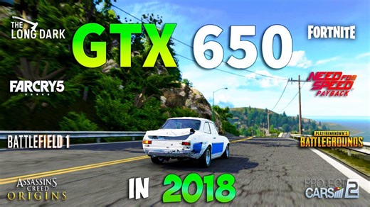 GeForce GTX 650 test in 8 new games