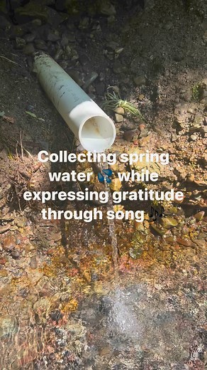 Imbue the spring water for the necklaces with heartfelt vibes through thanksgiving and song 💧💙💧 | Fairytails
