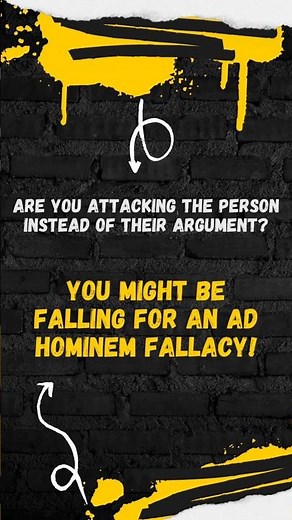 Ad Hominem Fallacy EXPLAINED! 🧠 Stop Attacking People, Focus on Arguments"