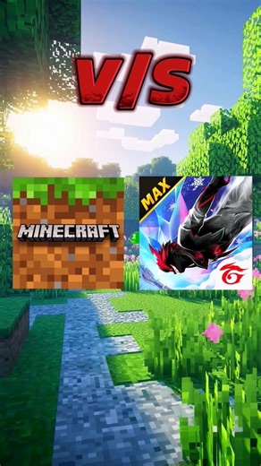 Minecraft V/S Free Fire Max || Who is Better