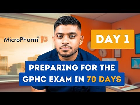 Prepare for the GPhC Registration Assessment in 70 Days | Day 1
