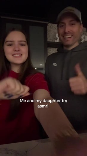 Doing asmr! #asmr #lofi #fatherdaughter #tingles #beginnerasmr | asmr