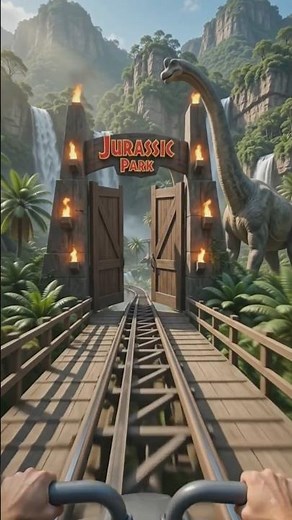 The Ultimate Jurassic Park Roller Coaster Experience (POV)
