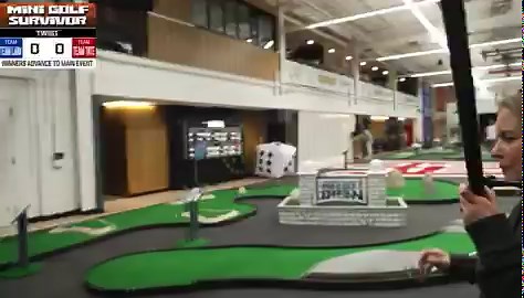 Wow, what a tense ending on @StoolAfterDark that was. Came down to Hole #18 to advance and thankfully Lucas and I won fair and square. Looking forward to competing in the Barstool Mini Golf Open the next two days for $40,000!#EarnedNotGiven