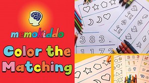 16 reactions | Find the matching objects and color both.  https://memokiddo.com/pages/color-the-matching | Memokiddo | Facebook