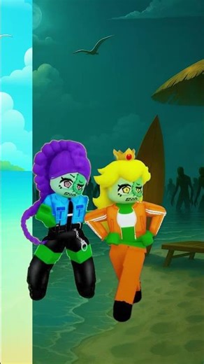 Zombie Zoey Vs Rumi Dance Battle 💃🧟‍♀️ #kpop #usa #cartoon #shorts #comedy