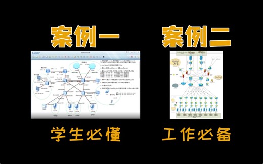 企业网络设计，大专生必须要搞懂的案例+工作1年必学的案例（附赠全套资料）