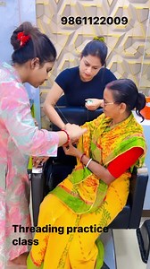#pujabala #salon #academy #class #kolkata #dumdum #education #knowledge #threading #practice #loveyou #all ph -8961122009 | Puja Bala