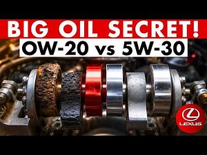 Lexus 0W 20 vs 5W 30 Oil - The research will SHOCK you (50 engines examined)!