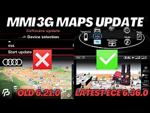 DIY Audi MMI 3G High/Plus Navigation Maps Update *LATEST ECE 6.36.0* | HOW TO STEP-BY-STEP TUTORIAL