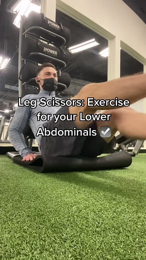 Effective Abs Workout at Home: Leg Scissors for Lower Abs