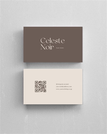 Classic Business Card Template | Elegant Minimalist Design | Canva Editable Card for Small Business Branding - Etsy