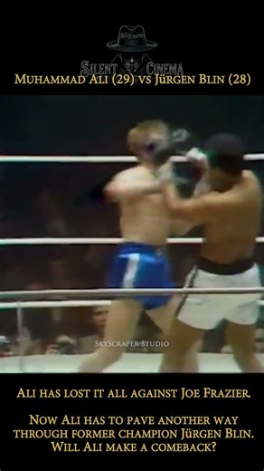 The Comeback After Frazier, Muhammad Ali vs Jürgen Blin (1971) #muhammadali #boxing #sports