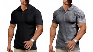 Watch men muscle fit tshirt on Amazon Live