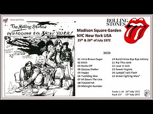 Rolling Stones LIVE New York 1972 [EX Q SBD & VG Aud Recording]