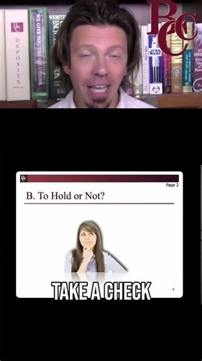 Checks: When You HAVE to Accept Them #shorts