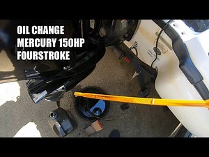 Mercury 150hp FOURSTROKE Oil Change