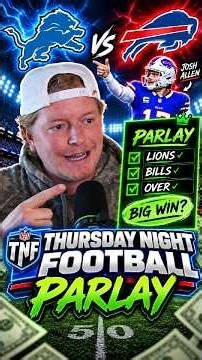 Lions vs Bills Thursday Night Football Player Prop Picks #shorts #tnf