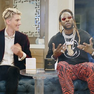 2 Chainz checks out the most expensive bottle of perfume in the world ­– it’s 5 litres, comes with a golden crown and costs $1 million. | VICE