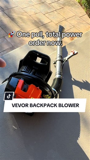 VEVOR Backpack Gas Leaf Blower 79cc 2-Cycle Gas Powered with 3L Fuel Tank, TikTokShopBlackFriday, 184MPH Speed for Lawn Care, Leaf Cleaning, and Snow Removal VEVOR Super Brand Day Description * ﻿﻿High-performance Engine: The backpack leaf blower features a robust 2-stroke 79CC engine with 6800 RPM, enhancing fuel efficiency by 20%. Delivers 930CFM airflow volume and 184MPH speed, ideal for clearing wet leaves, sand, gravel, and snow. * ﻿﻿Ease of Use & Long Runtime: This gas leaf blower starts wi