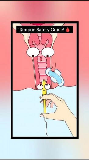 How to Use a Tampon Correctly: A Beginner's Step-by-Step Guide! #medicalscience