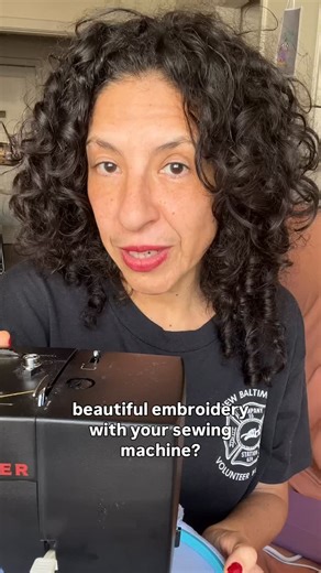 Free Motion Embroidery on a Sewing Machine on Instagram: "Want to use your sewing machine to create beautiful embroidery?"