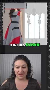 ✨ Creating the Waist Seam & Adding Flare in CLO 3D! 👗✂️ #clo3d