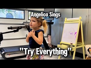 3-Year-Old Angelica Nero Sings - “Try Everything" | Popular Song from Zootopia by Shakira!