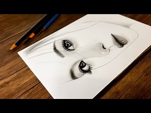 Learn to draw realistic portrait with pencil | Step by step