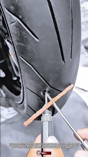 Special Motorcycle Tire Repair Tool: Best Method for Roadside Emergencies #ToolHolder
