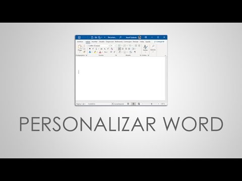 How to CUSTOMIZE Word