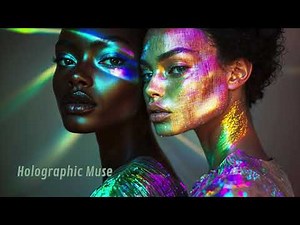 AI Supermodels of the Future: A Retro-Futuristic Digital Lookbook