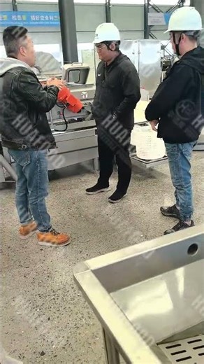 Vortex Vegetable Washing Machine: Thai Client Factory Visit and Test