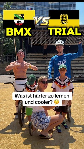 BMX vs. TRIAL 🤔 was findet ihr härter und cooler? ✍️ Zwei verschiedene Fahrrad Sportarten und Tricks mit dem Deutschen Meister 🇩🇪 & Weltrekordhalter.