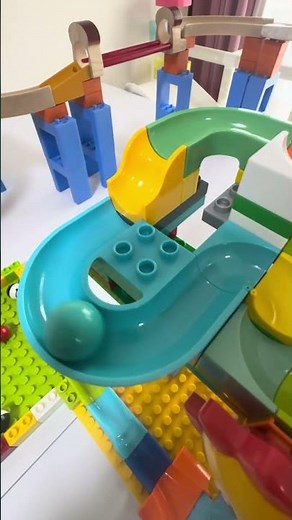 Marble Run ☆ Block Coaster Wave Course