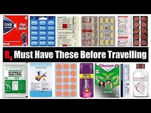 First Aid Box During Travelling _ Must Have Medicines for Travelers _ सफ़र में साथ दे ये आवश्यक दवाएं