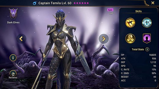 Captain Temila | Raid Shadow Legends - AyumiLove