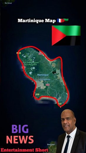 Martinique Maps 🇫🇷🇲🇶 Martinique Country Population: About 370,000 people #martinique #country #map
