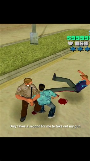 Cop vs cops. #gta #gta6 #gtavicecity #ps2