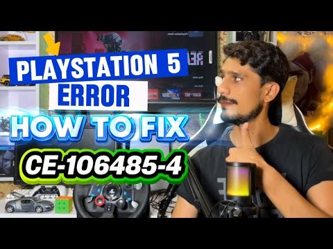 How To Fix PS5 Error Code CE-106485-4 There maybe a problem reading the system software or data