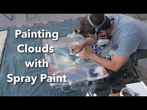 Painting Clouds With Spray Paint By plg_wanders.