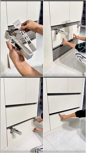 Fast Press Drawer Clamp | Adjustable Telescopic Woodworking Installation Tool