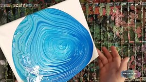 4.9K views · 317 reactions | Quick acrylic pour string pull video!...