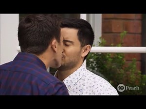 David and Aaron kiss scene ep 8379