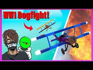 We Had an INSANE Dogfight in WW1 Biplanes! (ft. StickyLizard Gaming) | Trailmakers Multiplayer