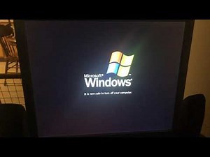 Windows xp it is now safe to turn off your computer screen
