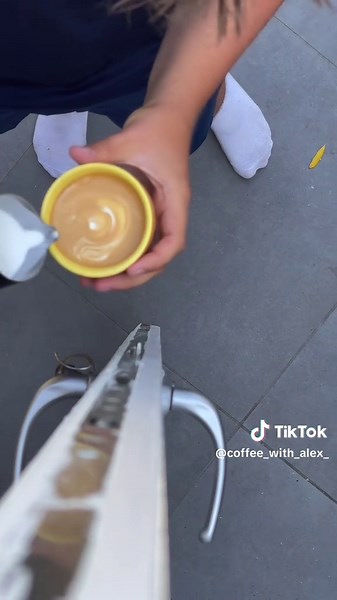Near Coffee Fail: A Blurry Latte Art Challenge